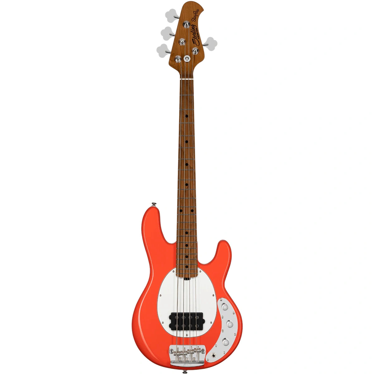 Đàn Guitar Bass Sterling by Music Man StingRay Short Scale, Fiesta Red