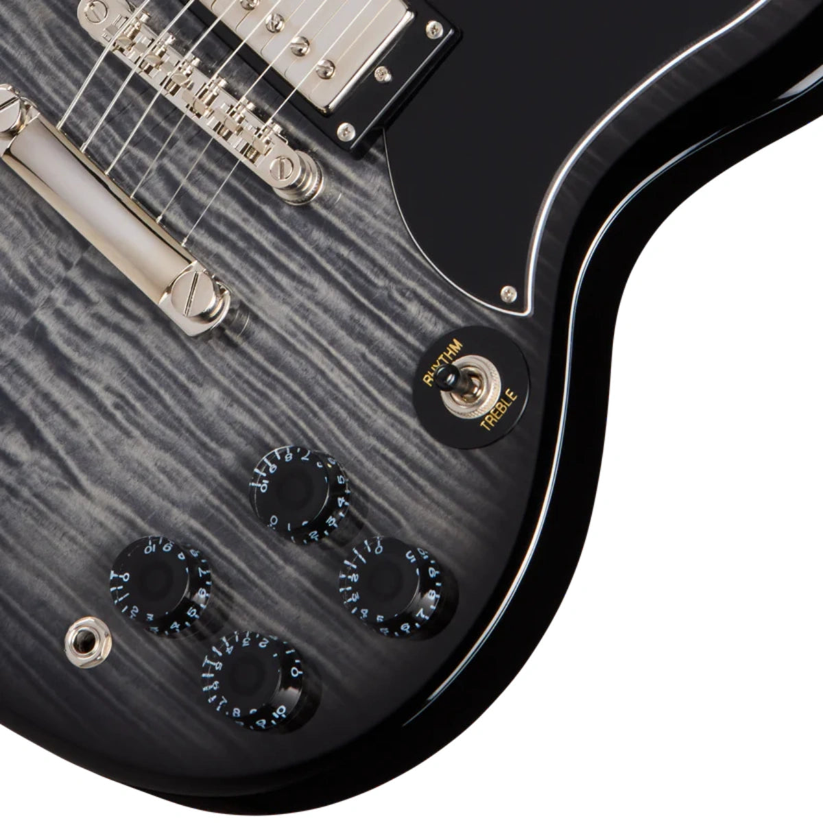 Đàn Guitar Điện Epiphone SG Tribute Plus, Ebony Burst