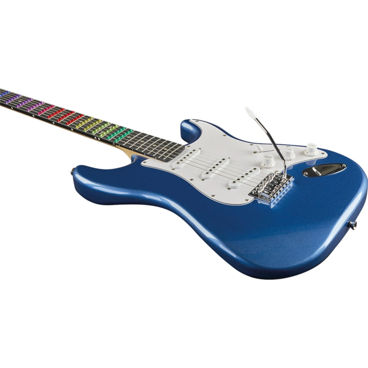 Đàn Guitar Điện Eko S-300, Metallic Blue Visual Note