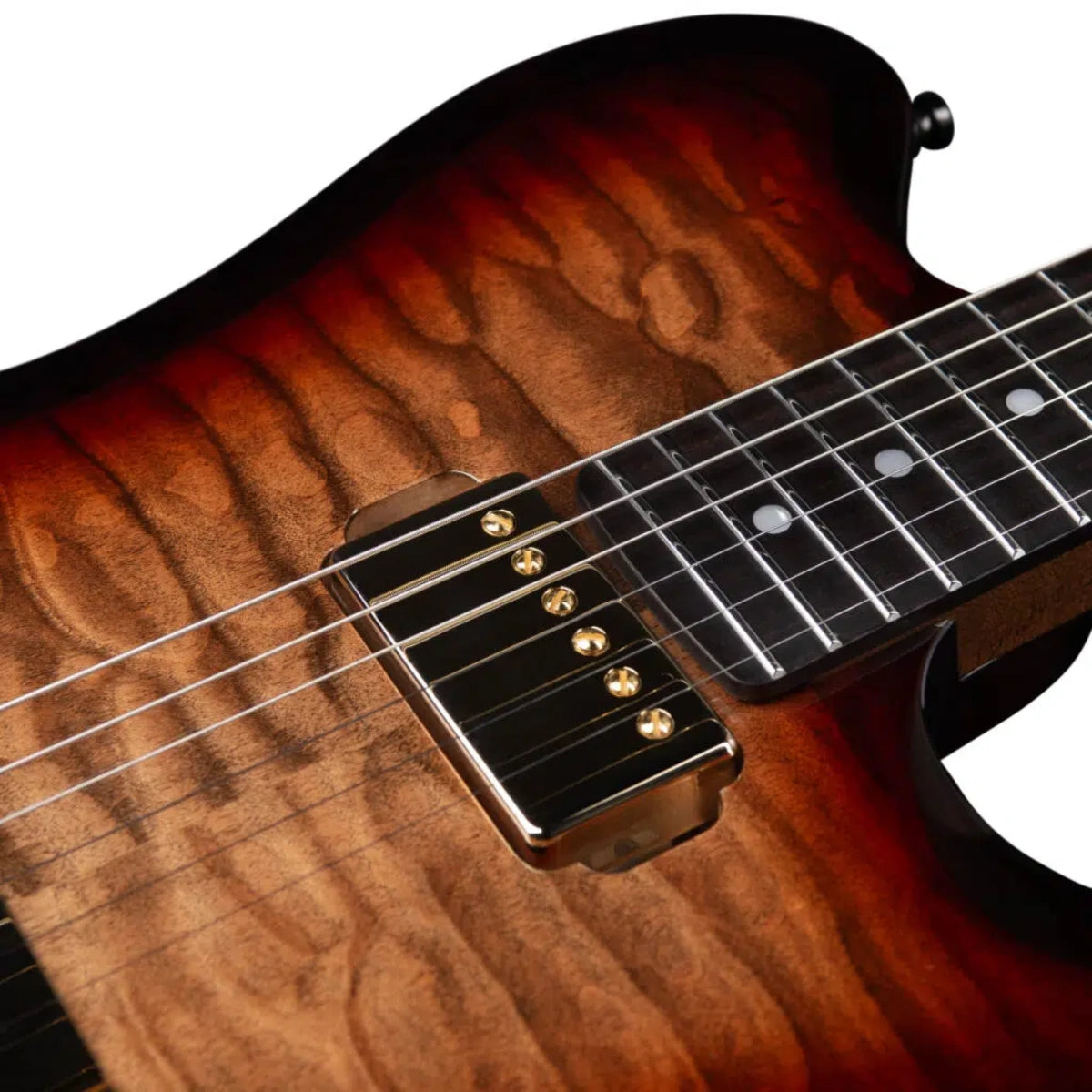 Đàn Guitar Điện Godin Artisan TC Whiskey Burst EN, Whiskey Burst