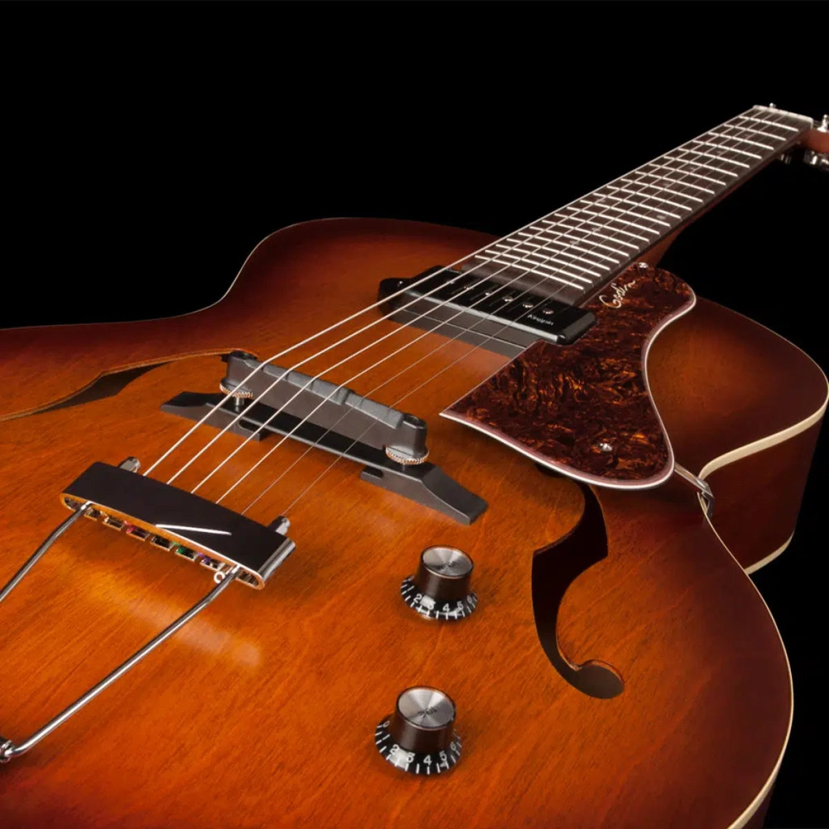 Đàn Guitar Điện Godin 5th Avenue Kingpin P90 Cognac Burst