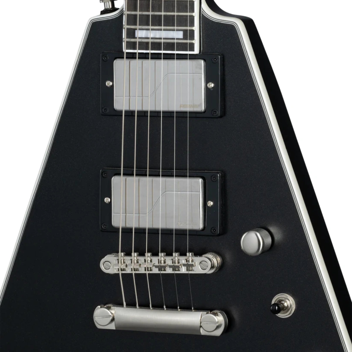 Đàn Guitar Điện Epiphone Flying V Prophecy, Aged Jet Black Metallic