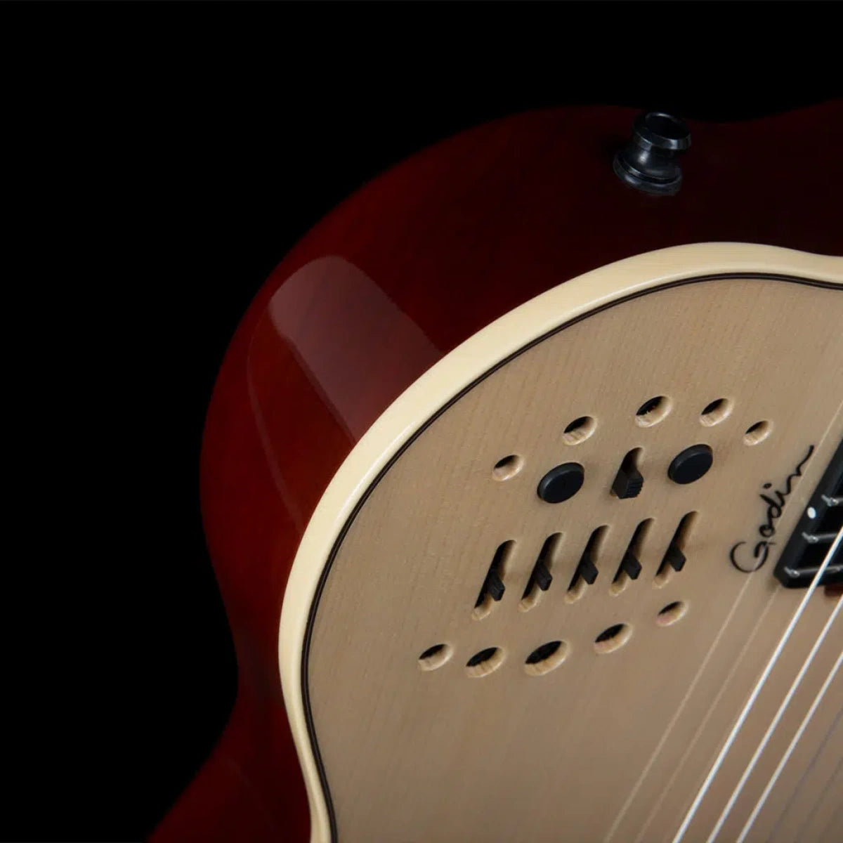 Đàn Guitar Điện Godin Multiac Nylon String Natural HG, Natural