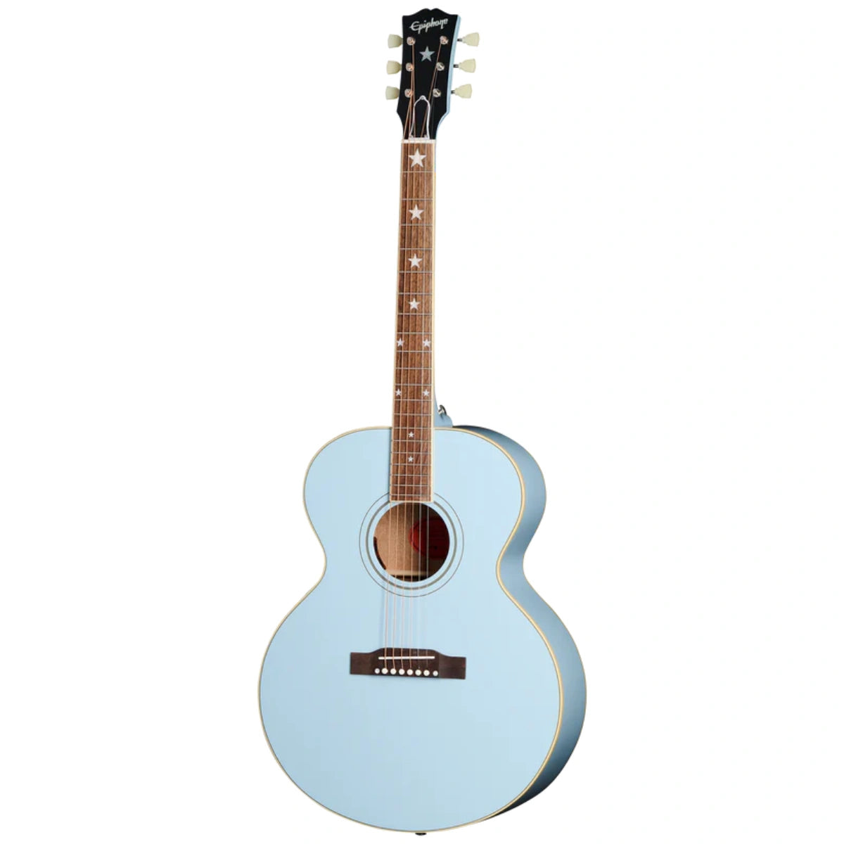 Đàn Guitar Acoustic Epiphone J 180 LS Frost Blue