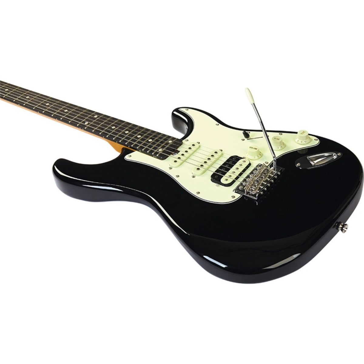 Đàn Guitar Điện Eko Aire V-NOS, Black