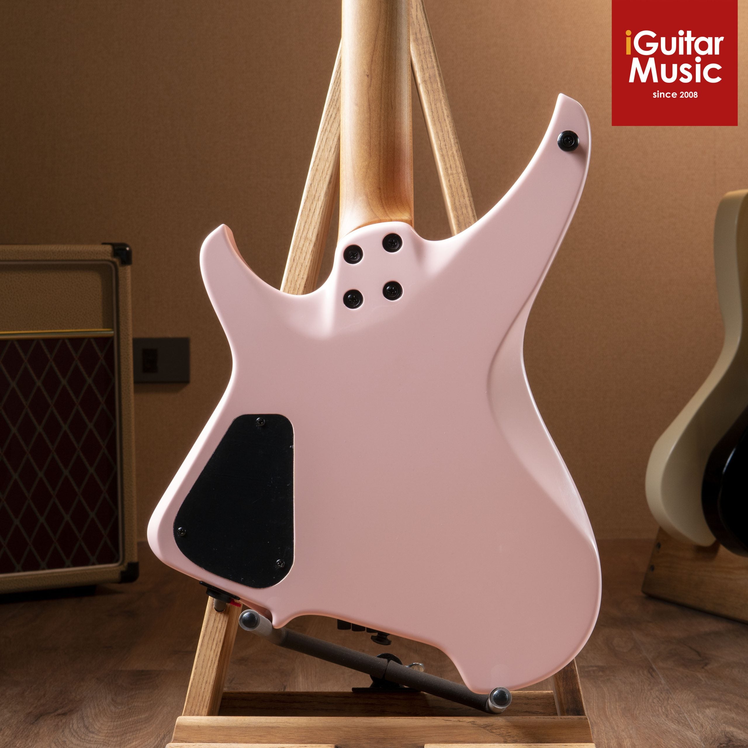 Đàn Guitar Điện Aguda Music Boy HH, Maple Fingerboard, Shell Pink