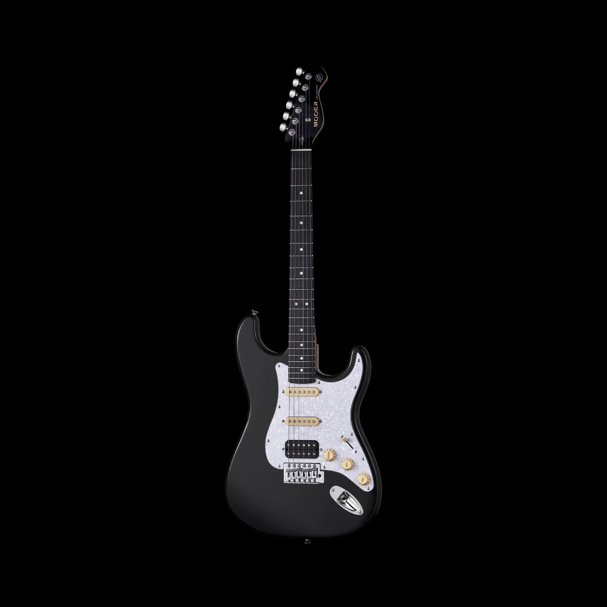 Guitar Điện Mooer MSC10 Pro Black (với pickguard trắng)