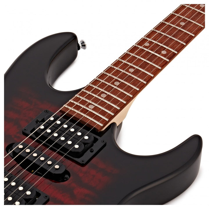 Ibanez GRX70QA GIO, Transparent Red Burst