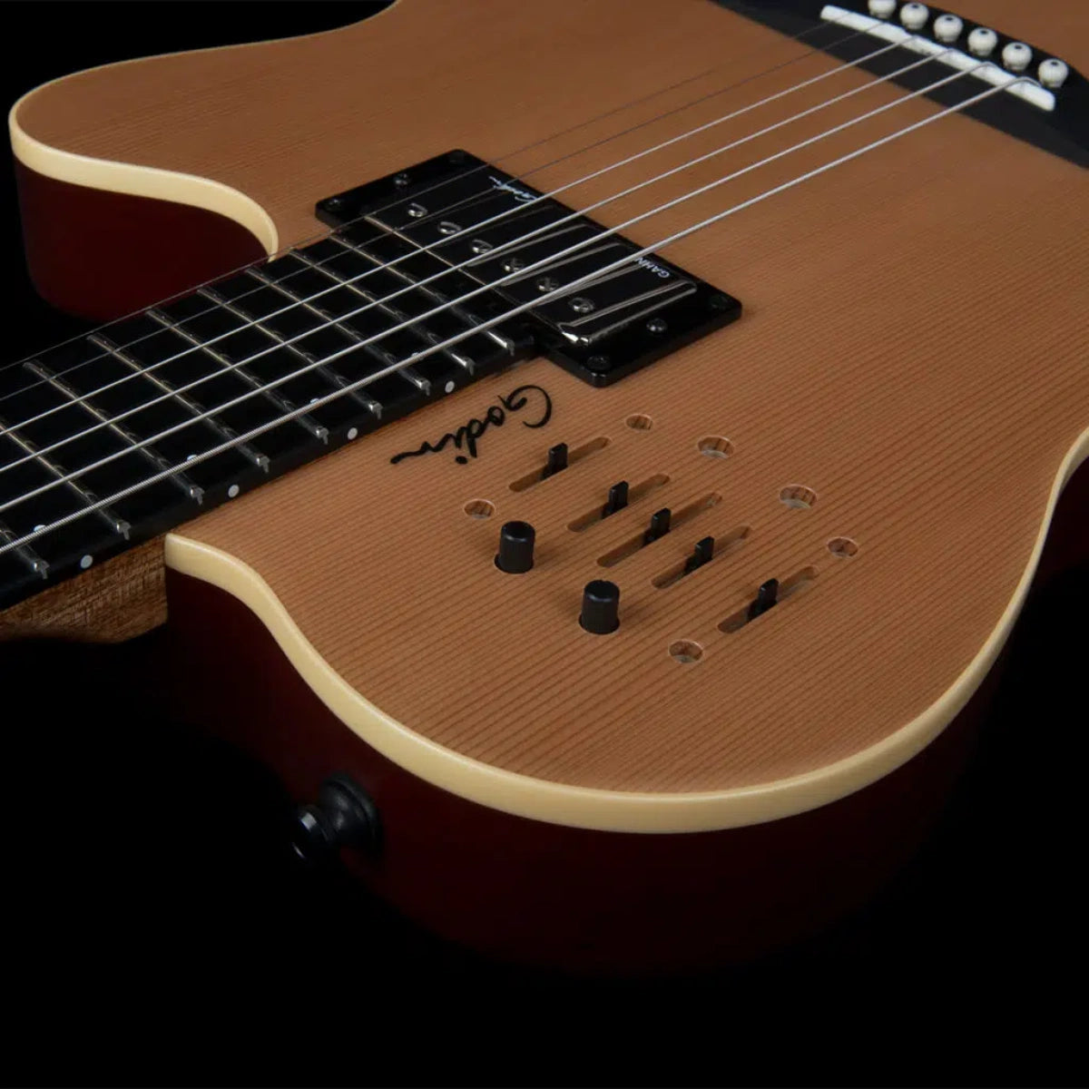 Đàn Guitar Điện Godin A6 ULTRA Natural SG Natural