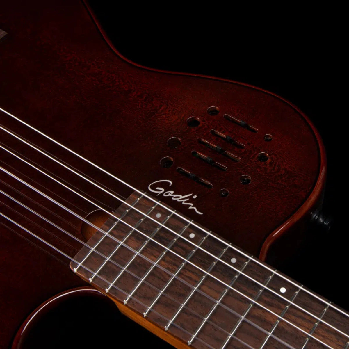 Đàn Guitar Điện Godin Multiac Mundial, Kanyon Burst
