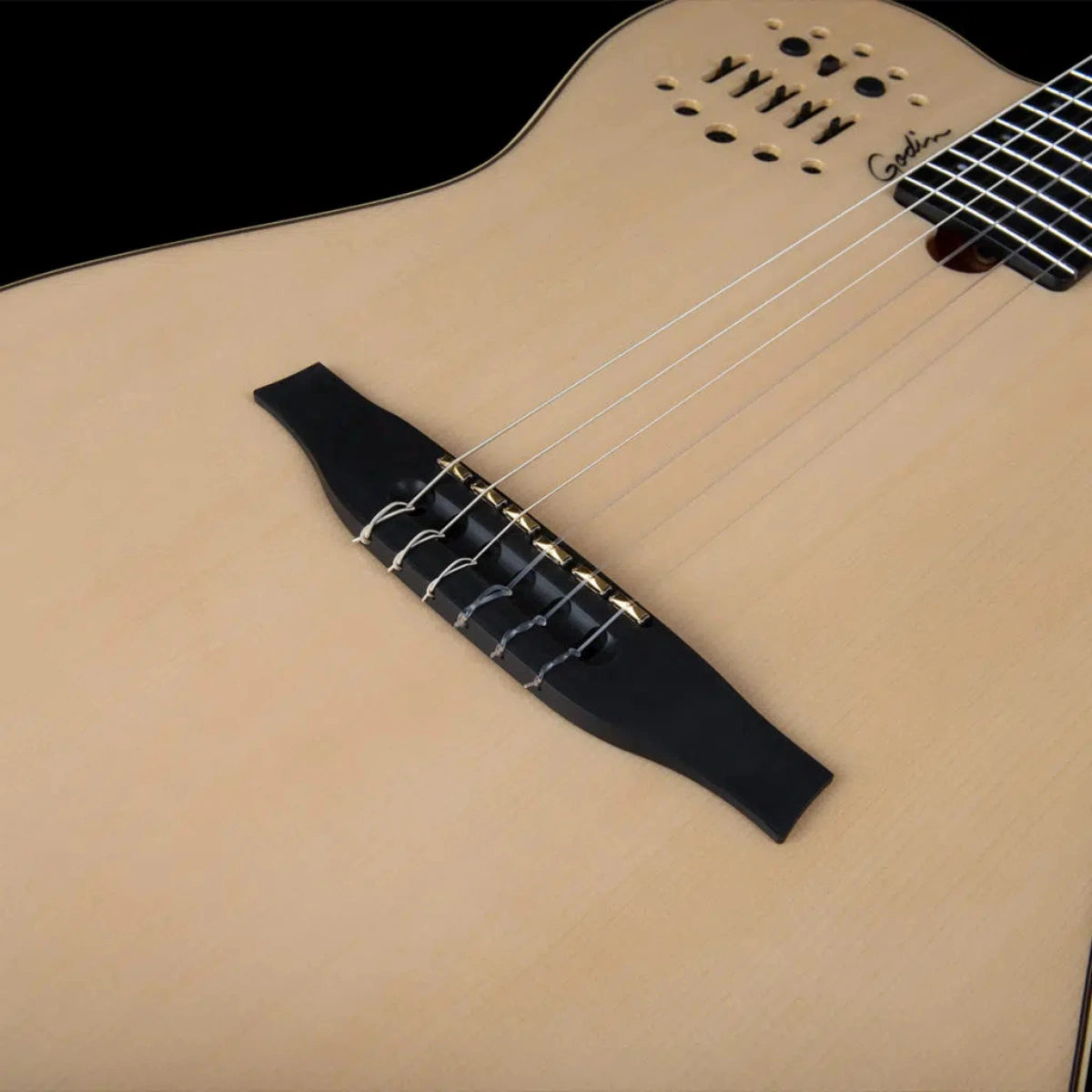 Đàn Guitar Điện Godin Multiac Nylon String Natural HG, Natural
