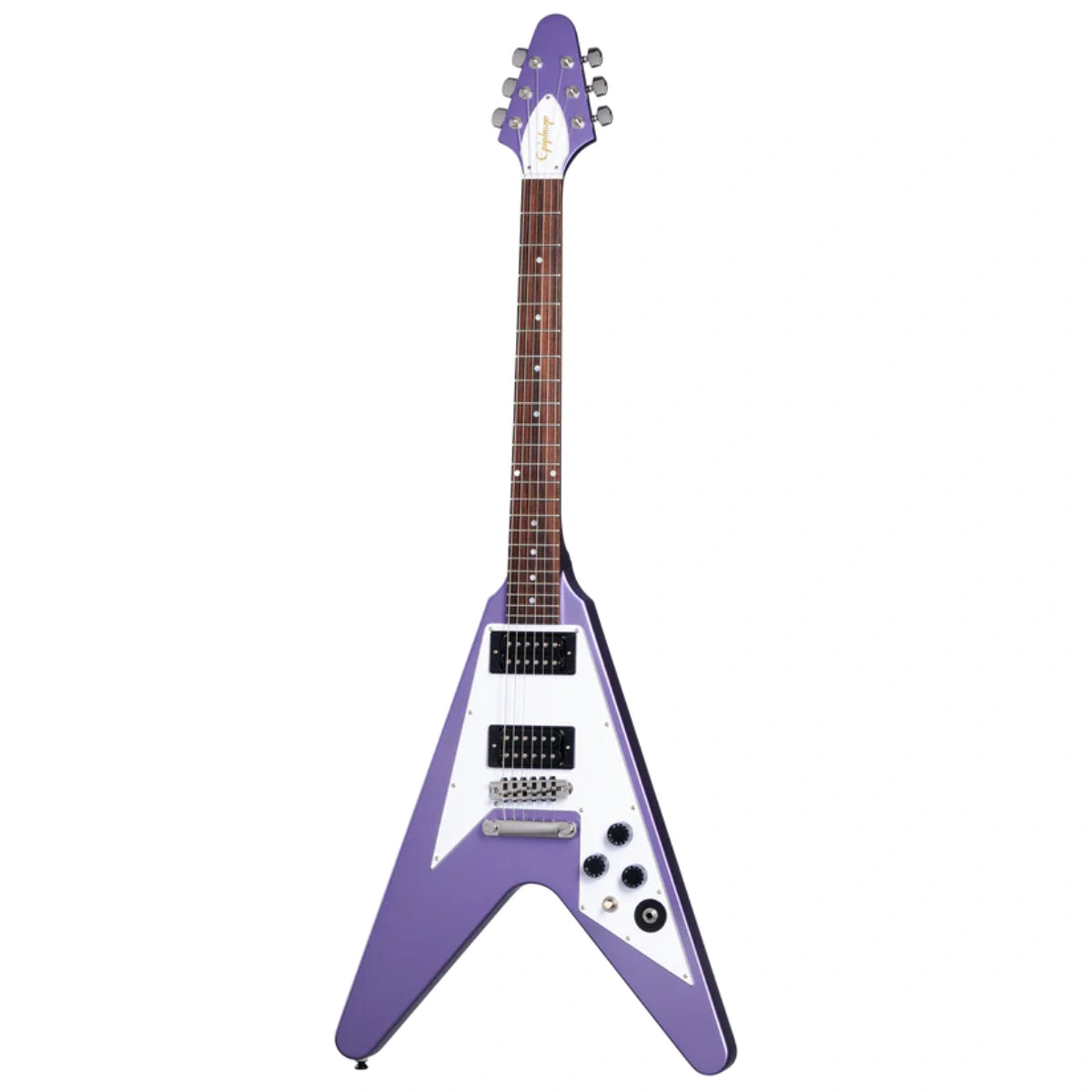Đàn Guitar Điện Epiphone Kirk Hammett 1979 Flying V, Purple Metallic