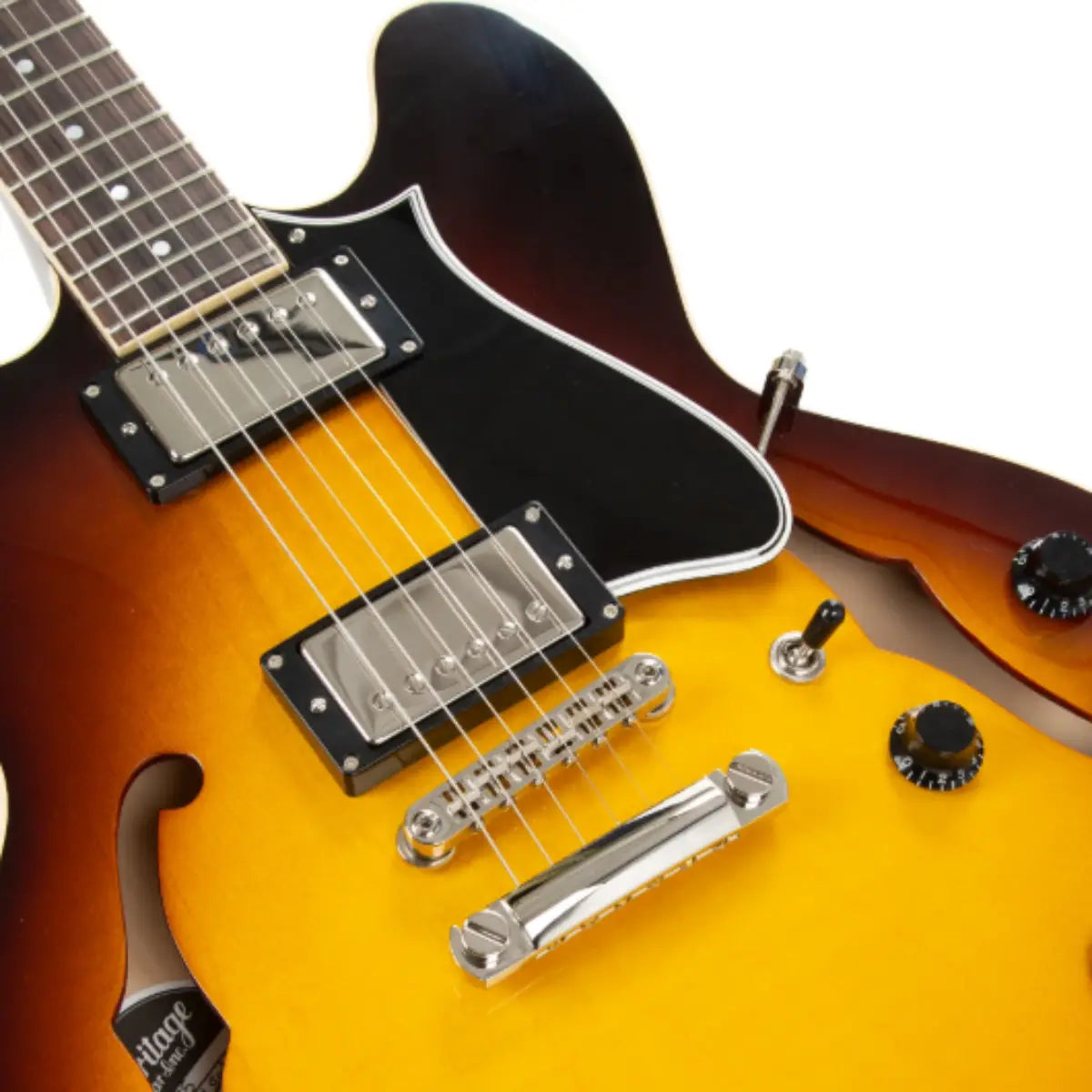 Đàn Guitar Điện Heritage Standard H-535 Semi-Hollow with Case, Original Sunburst