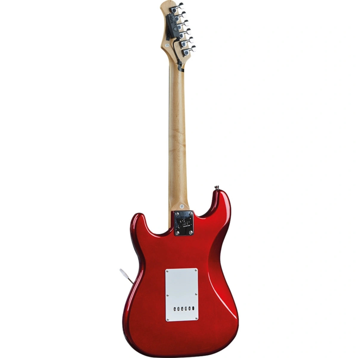 Đàn Guitar Điện Eko S-300, Chrome Red Visual Note