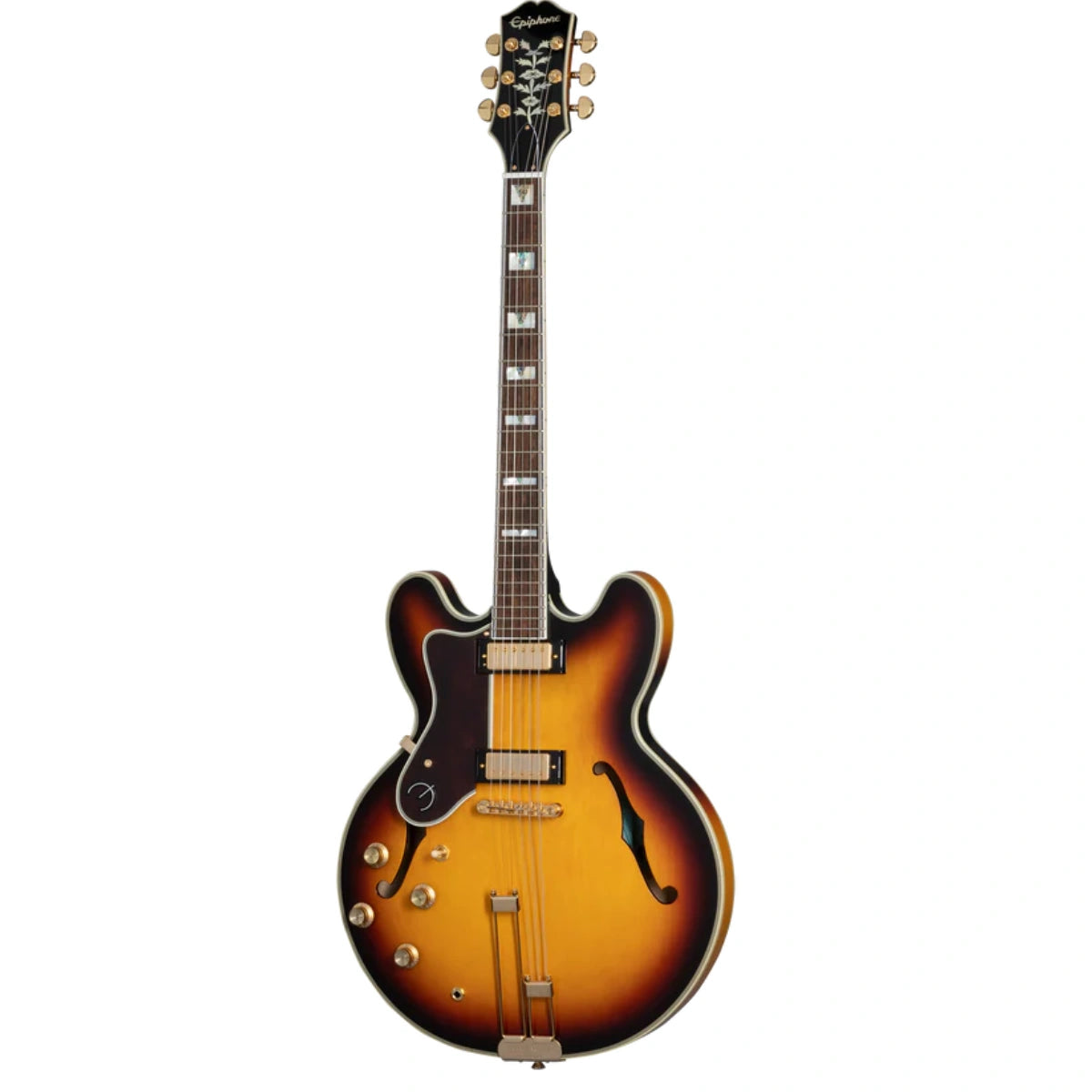 Đàn Guitar Điện Epiphone Sheraton Left Handed, Vintage Sunburst