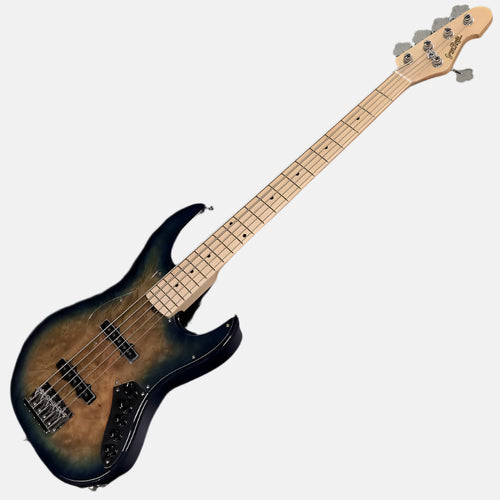 Đàn Guitar Bass ESP GrassRoots G-AMAZE-GCB5-NDBLS, Natural Dark Black Sunburst