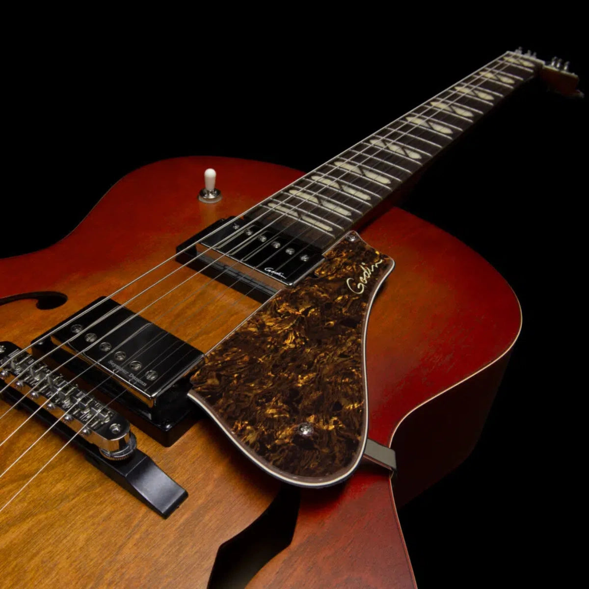Đàn Guitar Điện Godin 5th Avenue Jumbo HB Memphis Sun