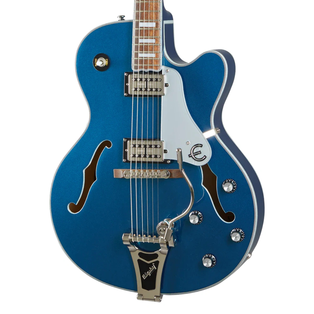 Đàn Guitar Điện Epiphone Emperor Swingster, Delta Blue Metallic