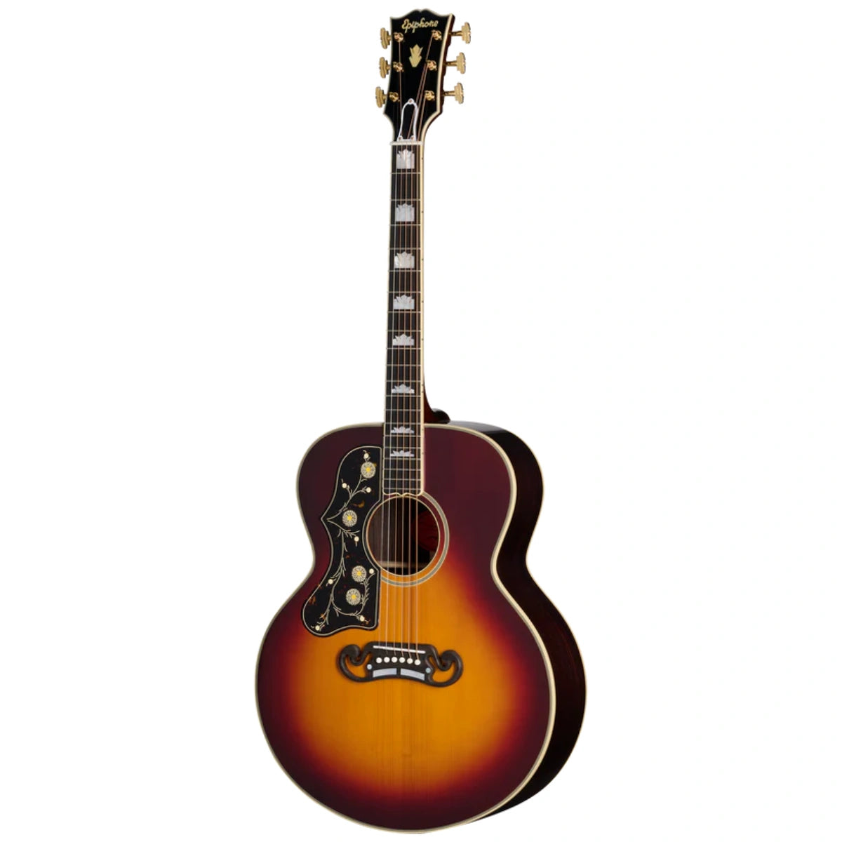 Đàn Guitar Acoustic Epiphone Pre War SJ 200 Rosewood Reissue Vintage Sunburst Left Handed