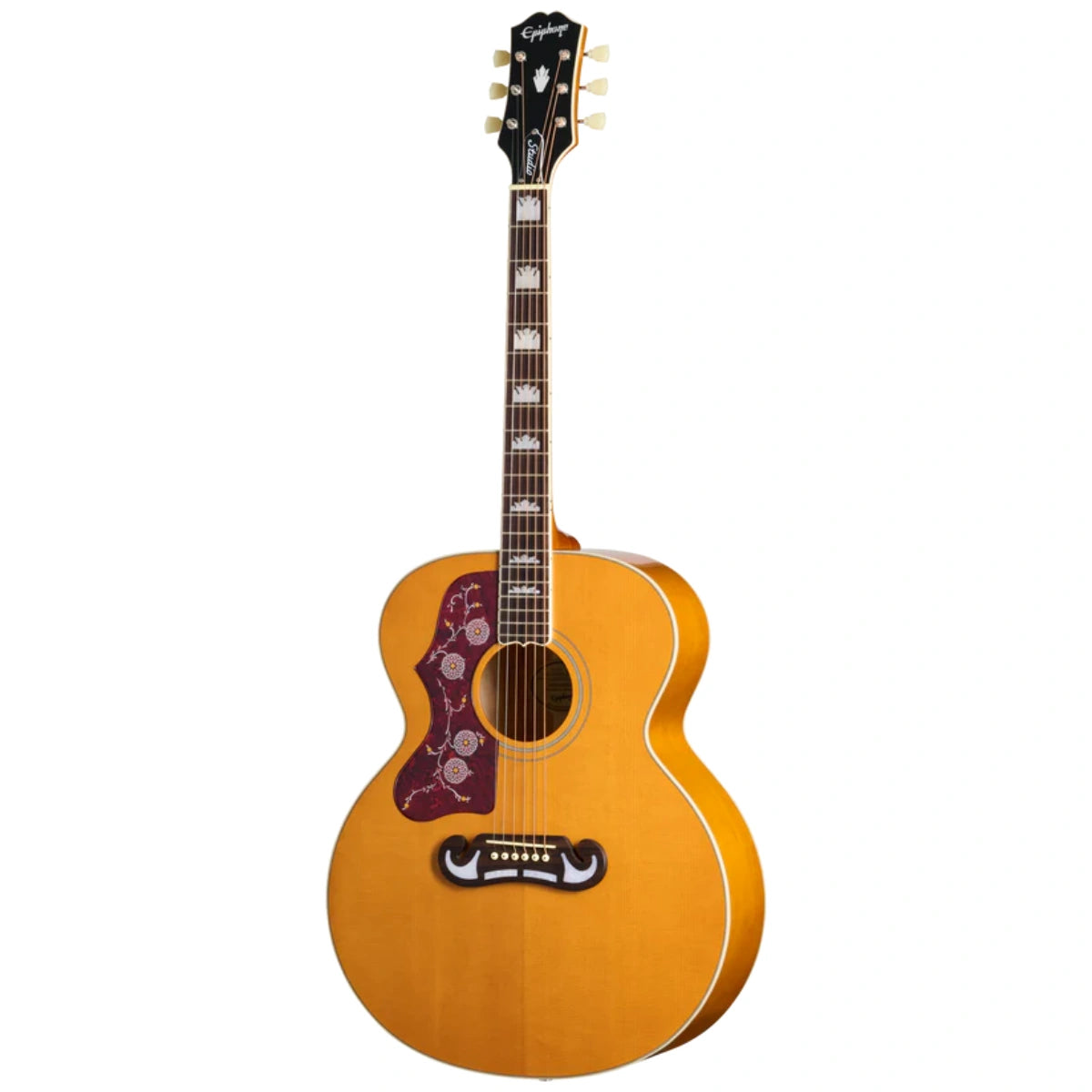 Đàn Guitar Acoustic Epiphone J 200 Studio Natural Left-Handed