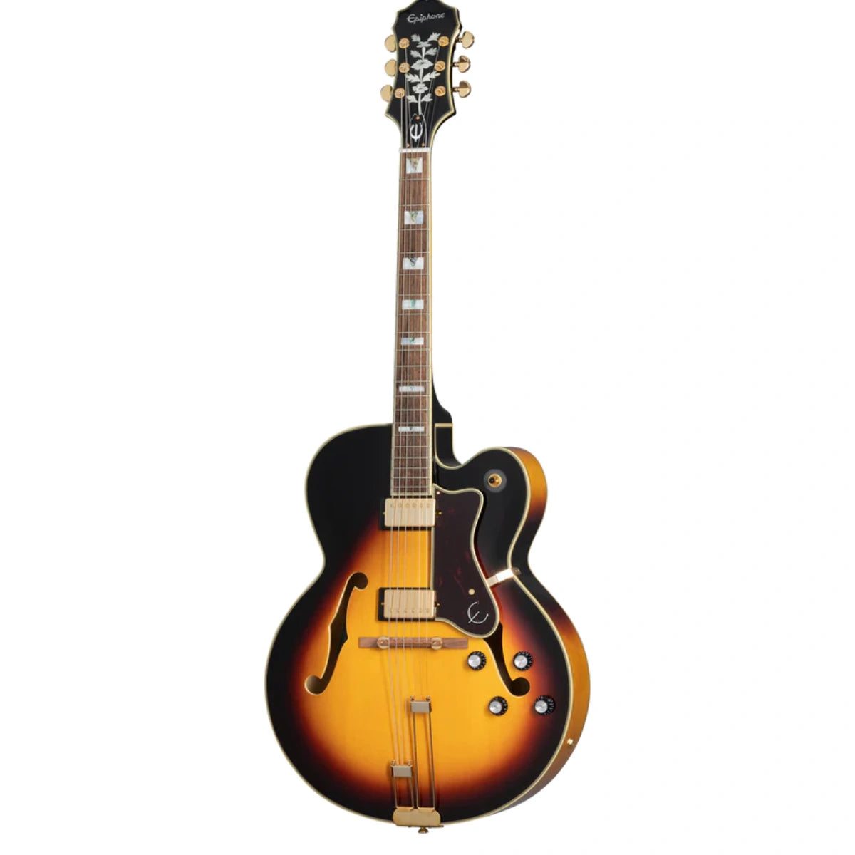 Đàn Guitar Điện Epiphone Broadway, Vintage Sunburst