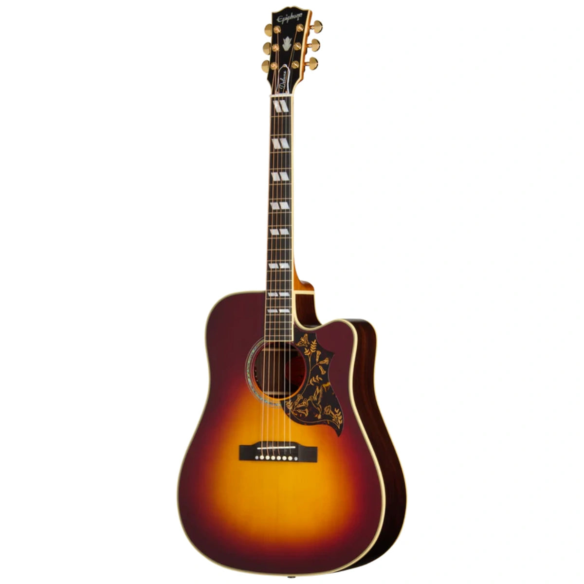 Đàn Guitar Acoustic Epiphone Hummingbird Deluxe EC Autumn Burst