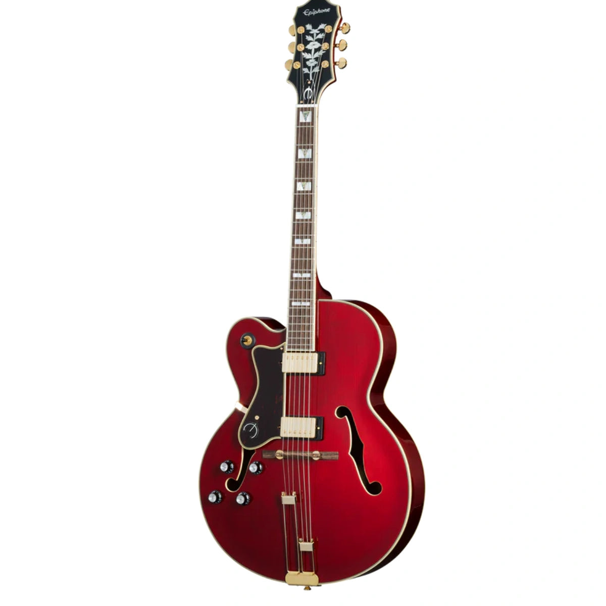 Đàn Guitar Điện Epiphone Broadway Left Handed, Wine Red