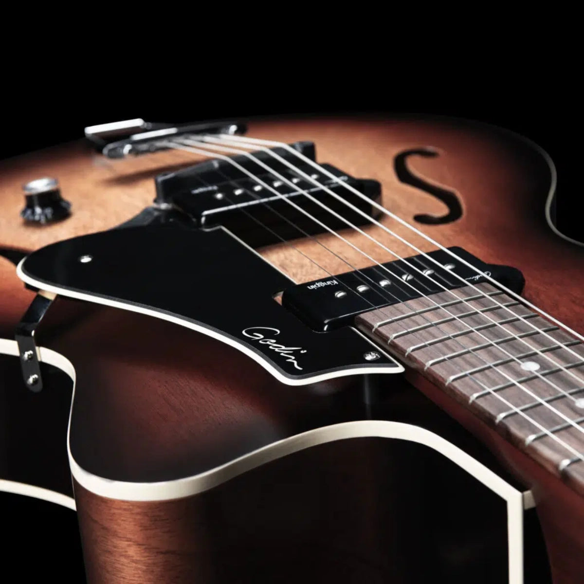 Đàn Guitar Điện Godin 5th Avenue CW Kingpin II Vintage Burst