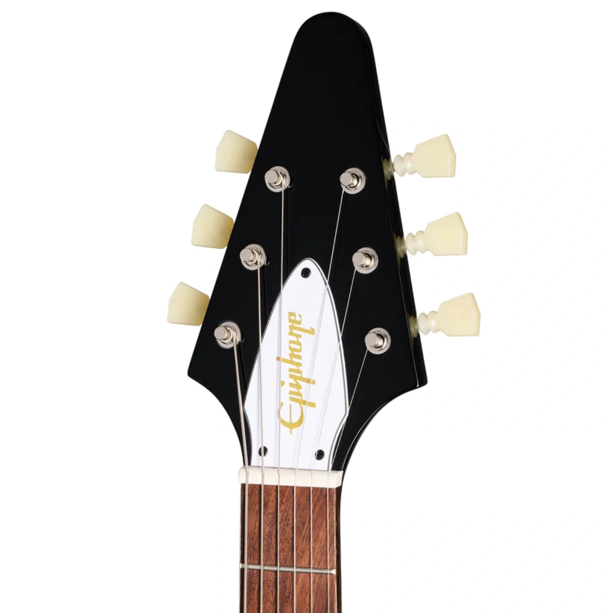 Đàn Guitar Điện Epiphone Jimi Hendrix Love Drops Flying V, Ebony