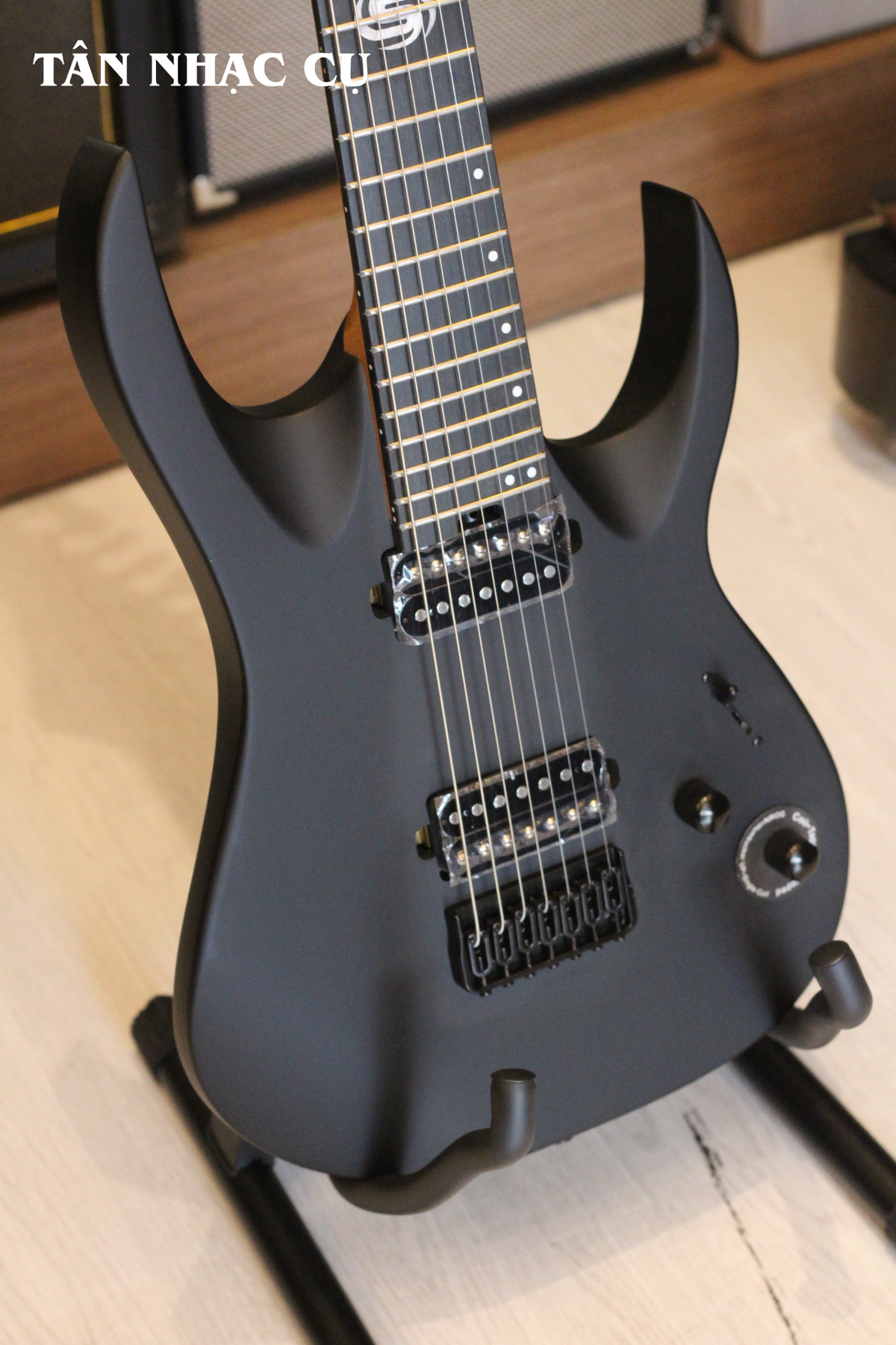 Đàn Guitar Điện Sqoe SEIB 7S 7 Strings Series HH, Carbonized Roasted Maple