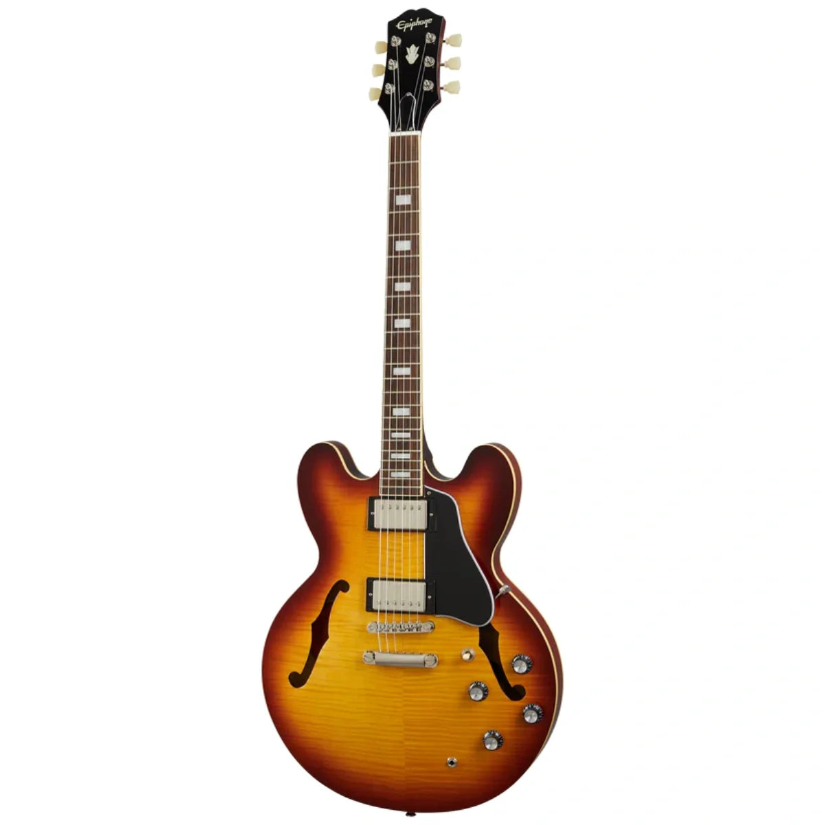Đàn Guitar Điện Epiphone ES 335 Figured màu Raspberry Tea Burst