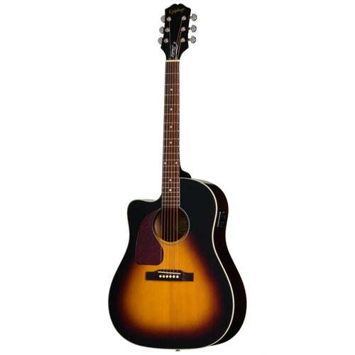 Đàn Guitar Acoustic Epiphone J 45 Studio EC Vintage Sunburst Left Handed