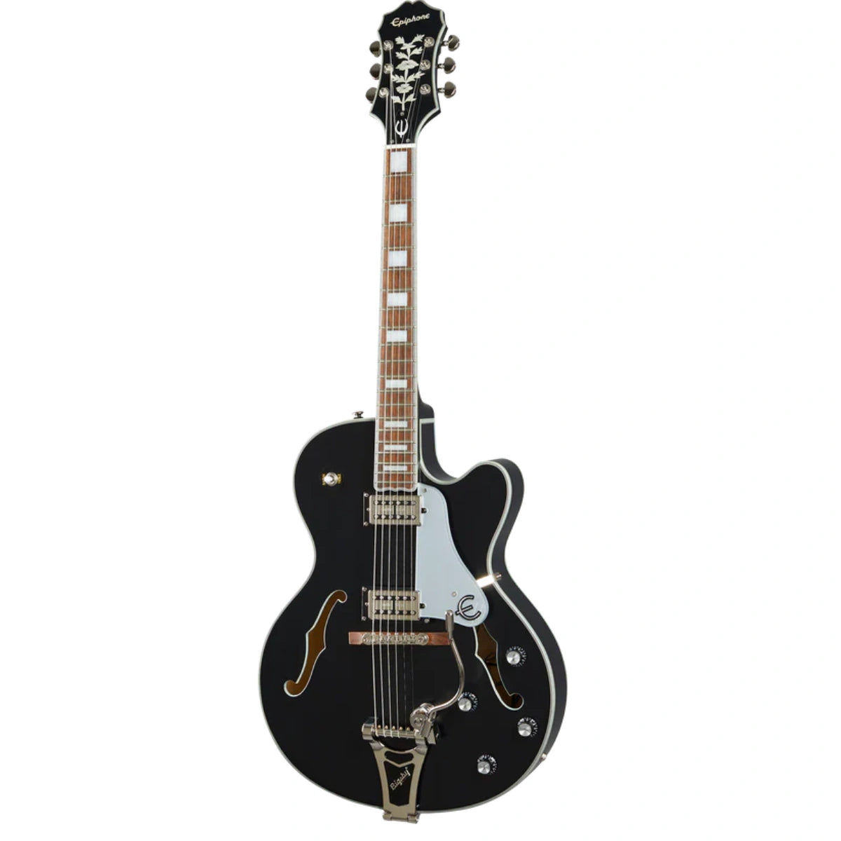 Đàn Guitar Điện Epiphone Emperor Swingster, Black Aged Gloss