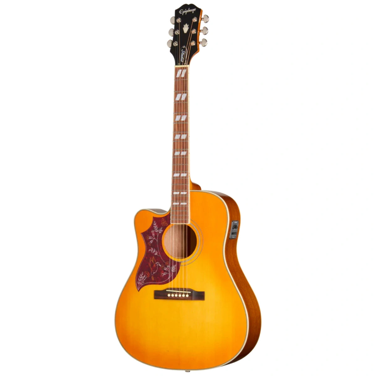 Đàn Guitar Acoustic Epiphone Hummingbird Studio EC Heritage Cherry Sunburst Left Handed