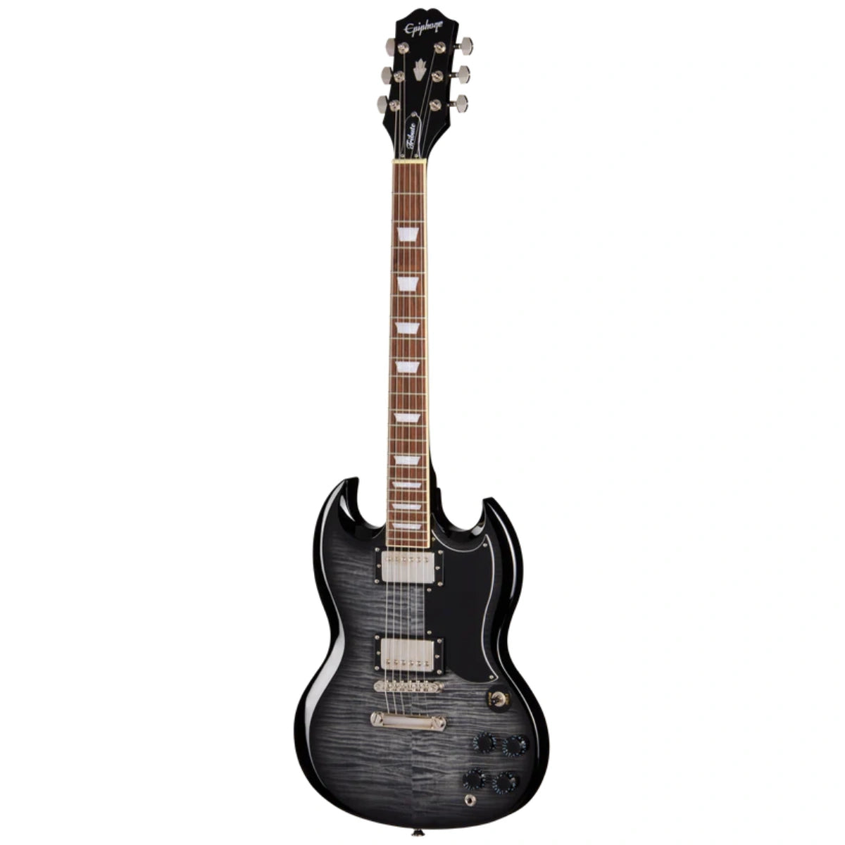 Đàn Guitar Điện Epiphone SG Tribute Plus, Ebony Burst