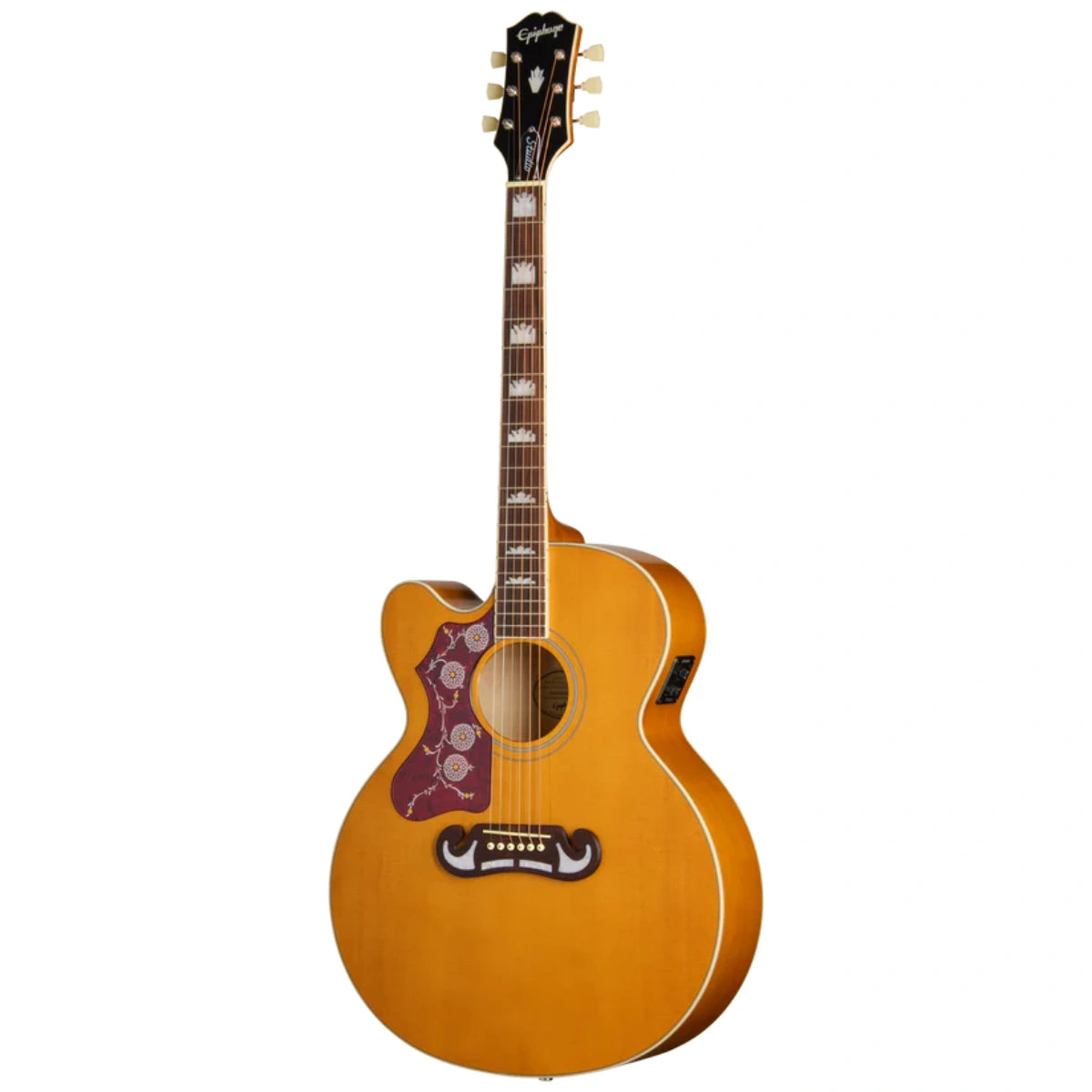 Đàn Guitar Acoustic Epiphone J 200 Studio EC Natural Left Handed