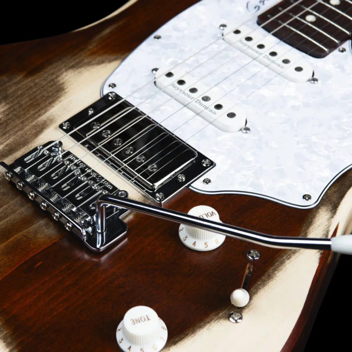 Đàn Guitar Điện Godin Session T-Pro Ltd Kanyon Burst Hangover RN