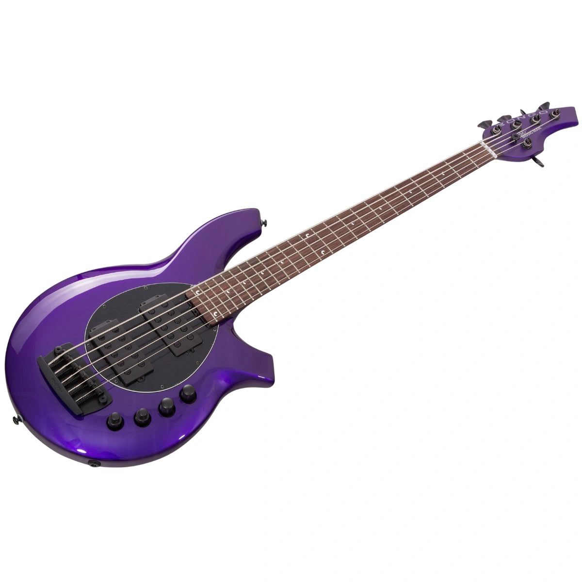 Đàn Guitar Bass Sterling by Music Man Bongo 5 Firemist Purple Satin