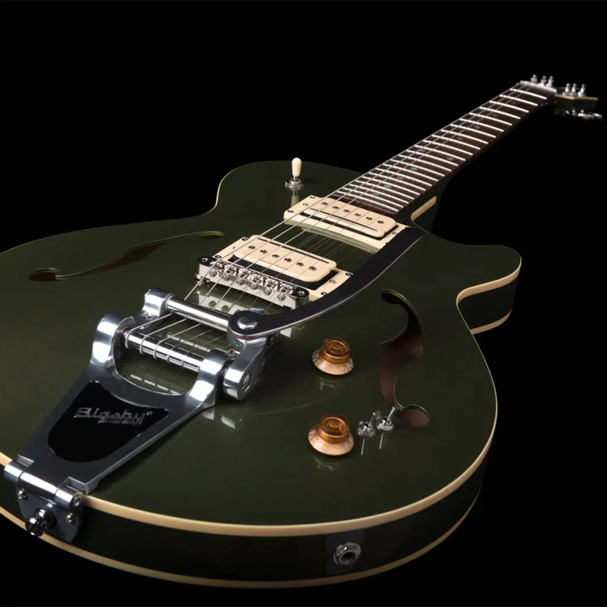 Đàn Guitar Điện Godin Montreal Premiere LTD Desert Green w/Bigsby Desert Green