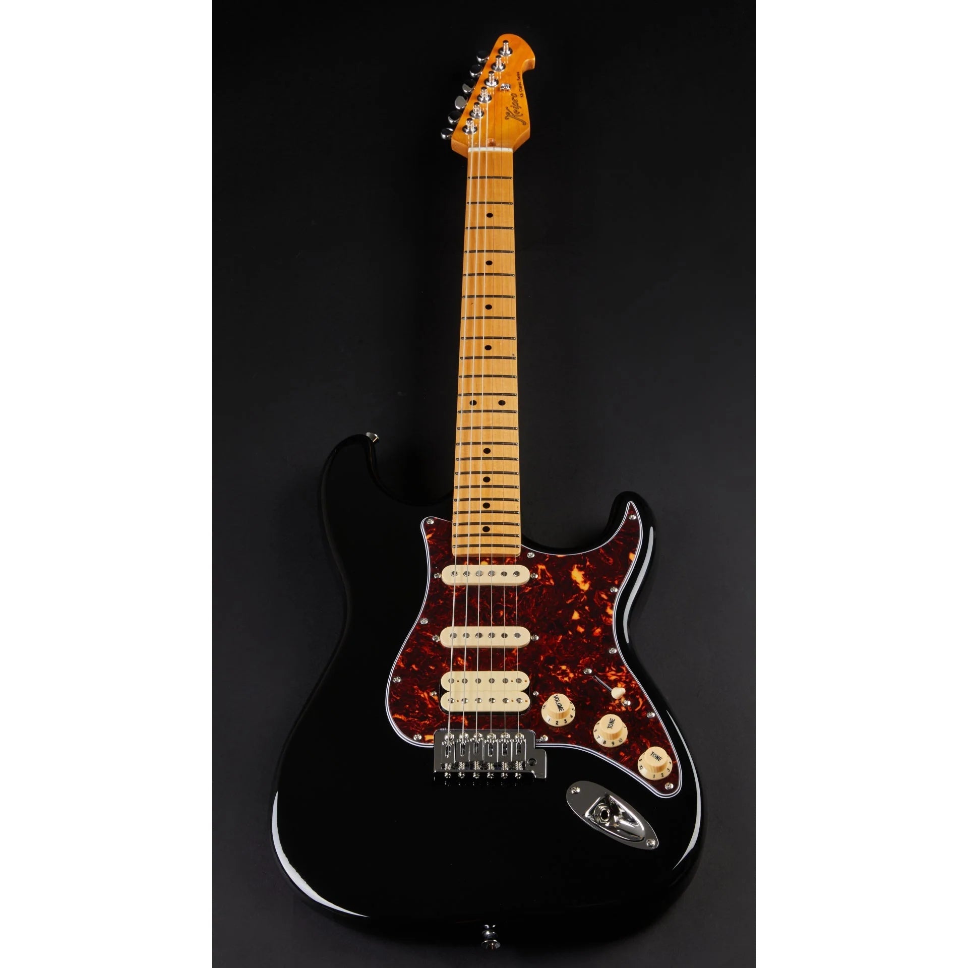 Đàn Guitar Điện Keipro Classic Series ST HSS Maple Fingerboard Black