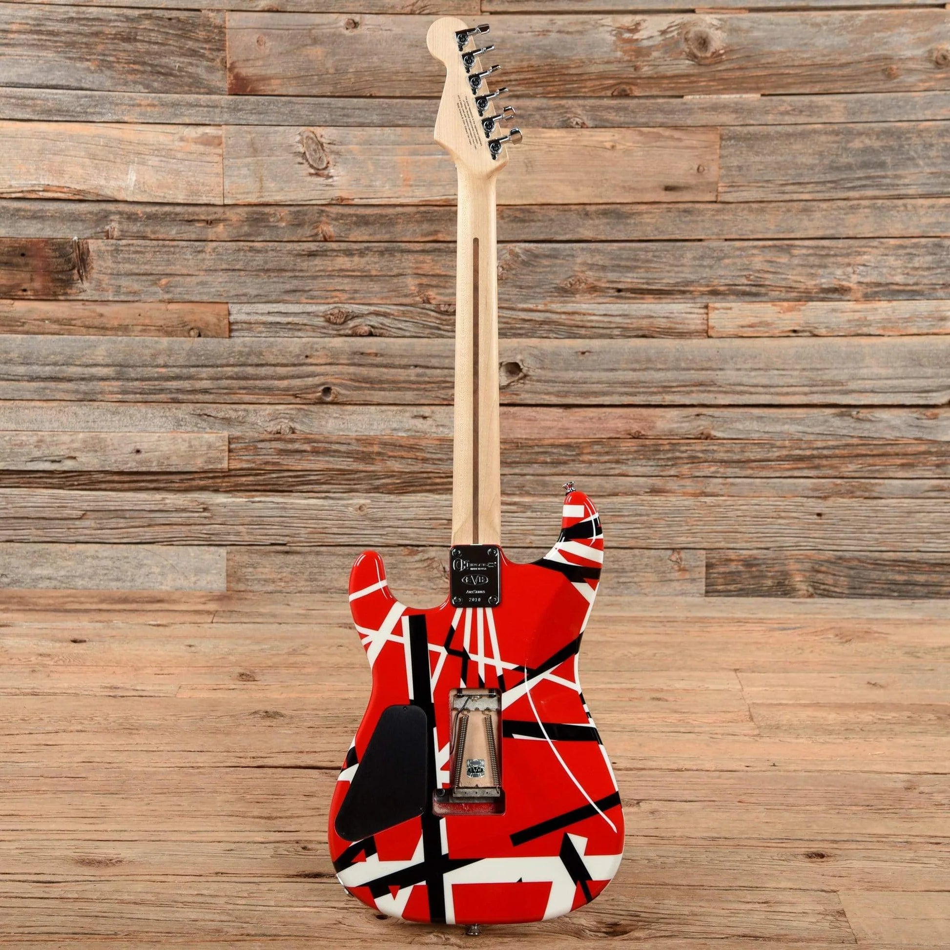 Đàn Guitar Điện Charvel EVH Art Series H, Maple Fingerboard, Red/White/Black