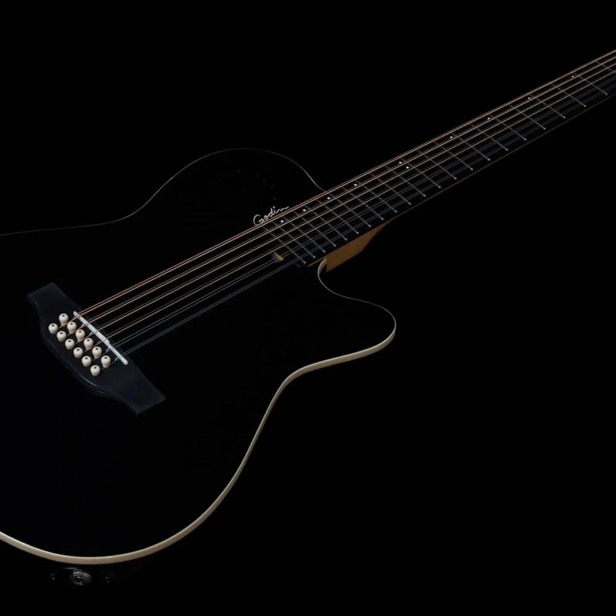 Đàn Guitar Điện Godin A12 Black HG, Black