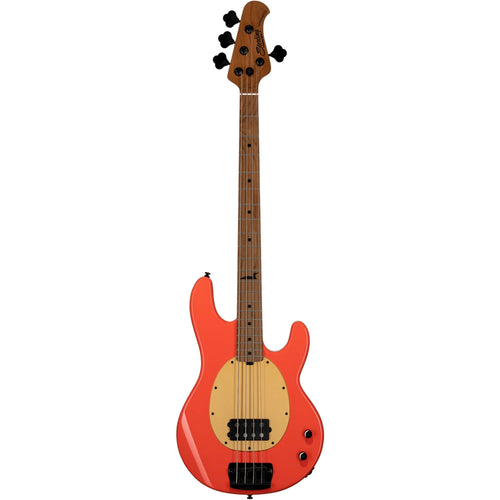 Đàn Guitar Bass Sterling by Music Man Pete Wentz, Fiesta Red