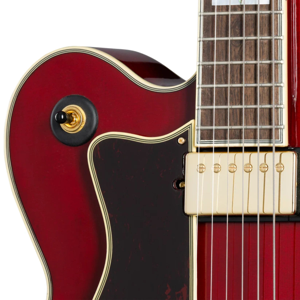 Đàn Guitar Điện Epiphone Broadway Left Handed, Wine Red
