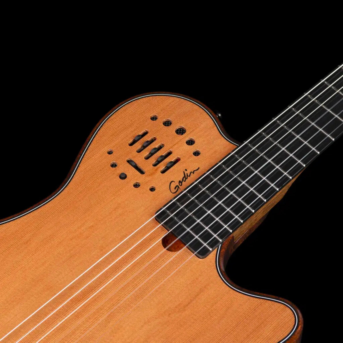 Đàn Guitar Điện Godin Multiac Grand Concert Mahogany Deluxe, Natural