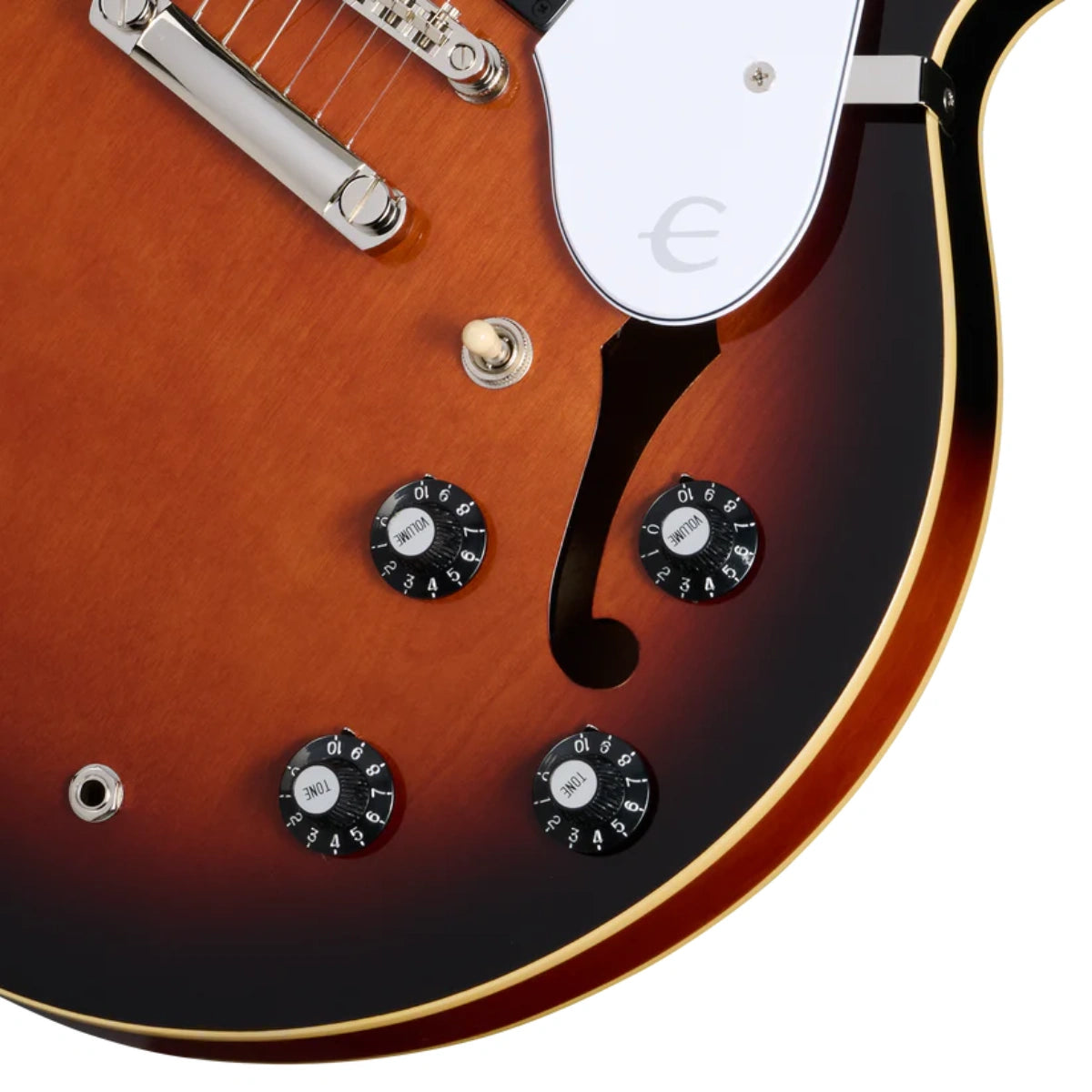 Đàn Guitar Điện Epiphone Bonehead Riviera, Dark Tobacco Sunburst