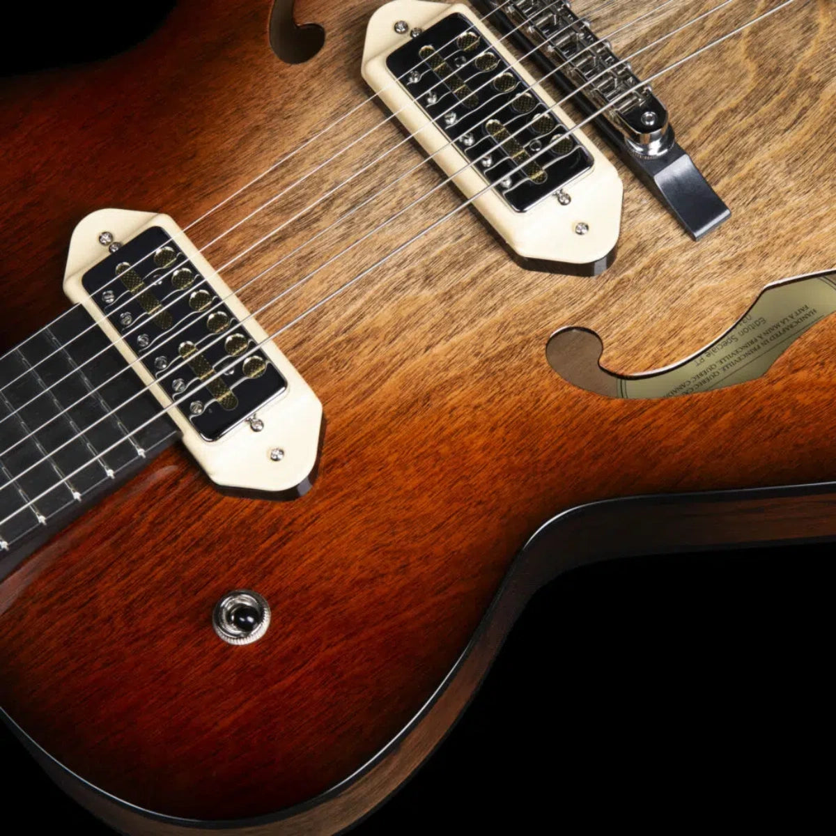 Đàn Guitar Điện Godin 5th Ave TL Vintage Burst HG Gold Foil