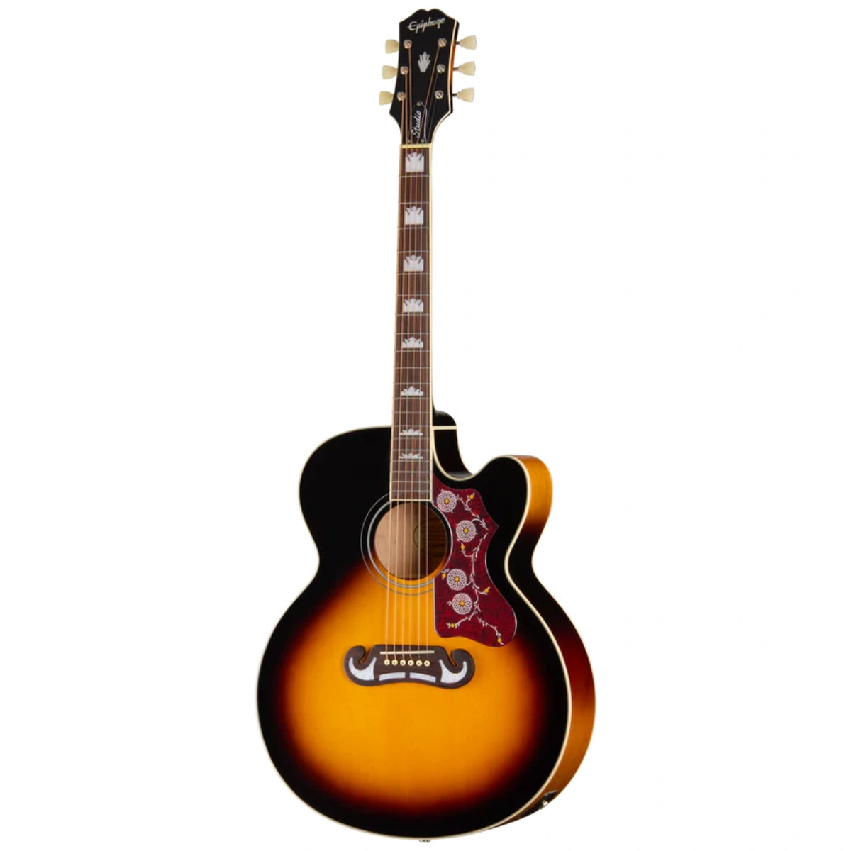 Đàn Guitar Acoustic Epiphone J 200 Studio EC Vintage Sunburst