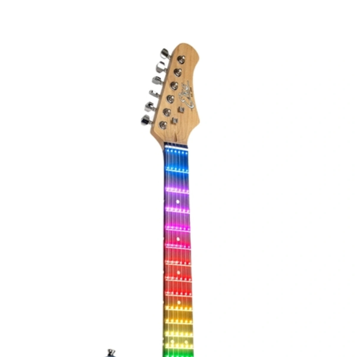 Đàn Guitar Điện Eko S-300, Chrome Red Visual Note