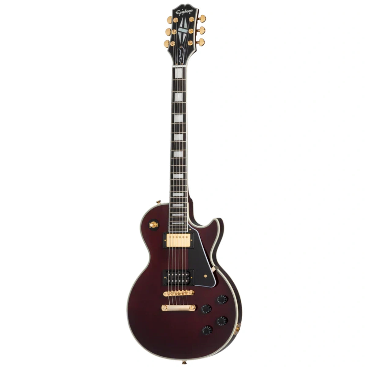 Đàn Guitar Điện Epiphone Jerry Cantrell Wino Les Paul Custom, Dark Wine Red